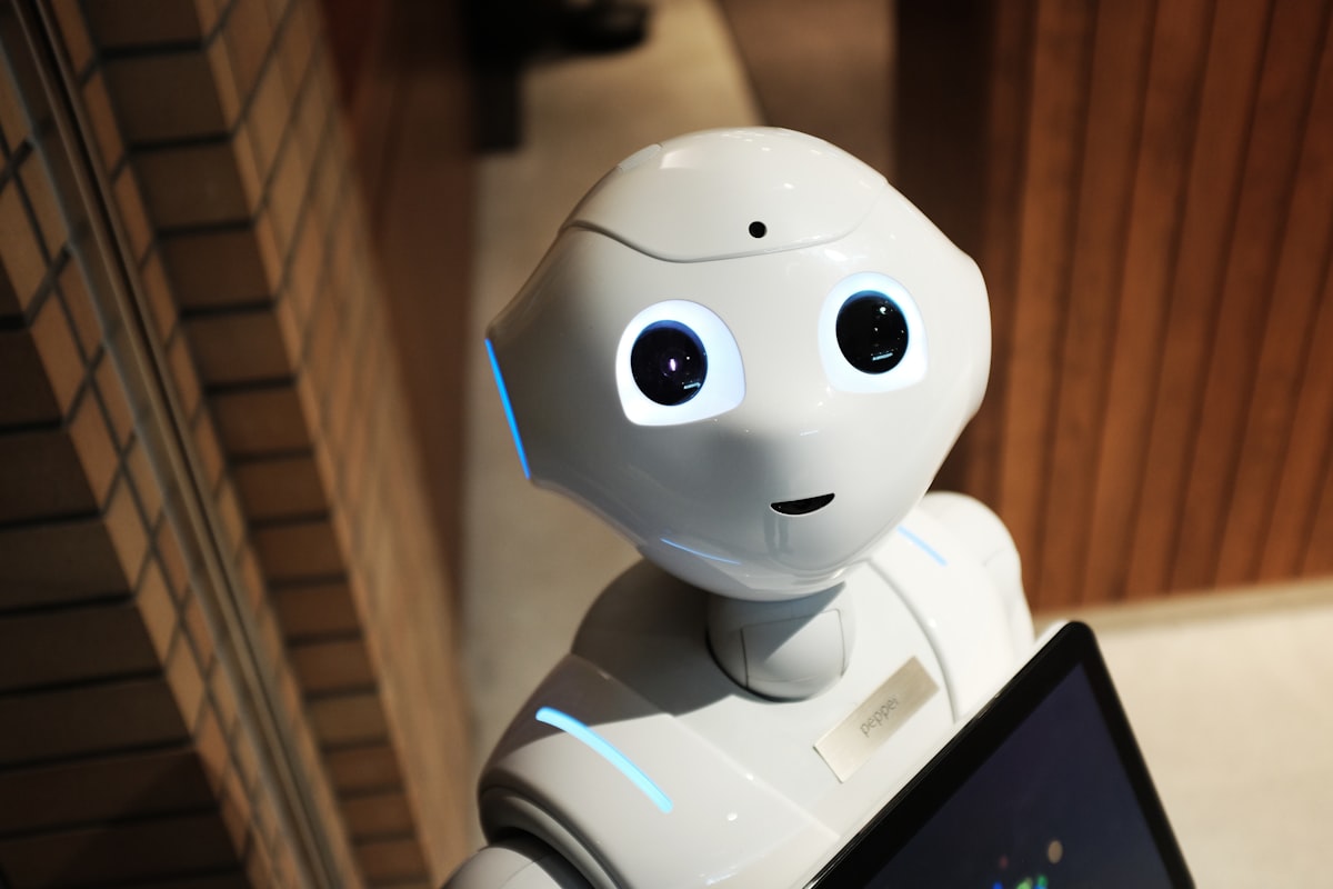 Robot arm representing workflow automation