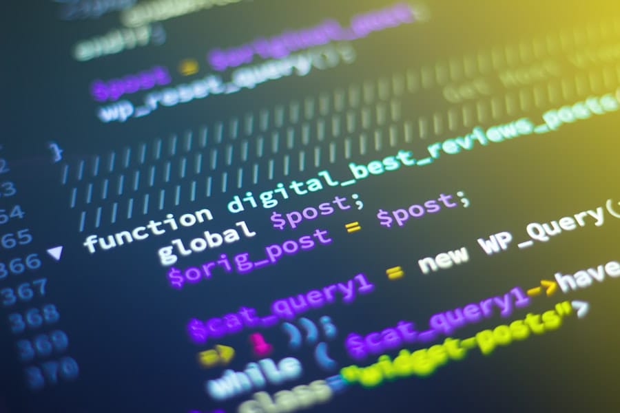 Developer reviewing secure authentication code